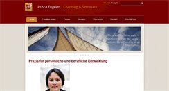 Desktop Screenshot of prisca-engeler.de